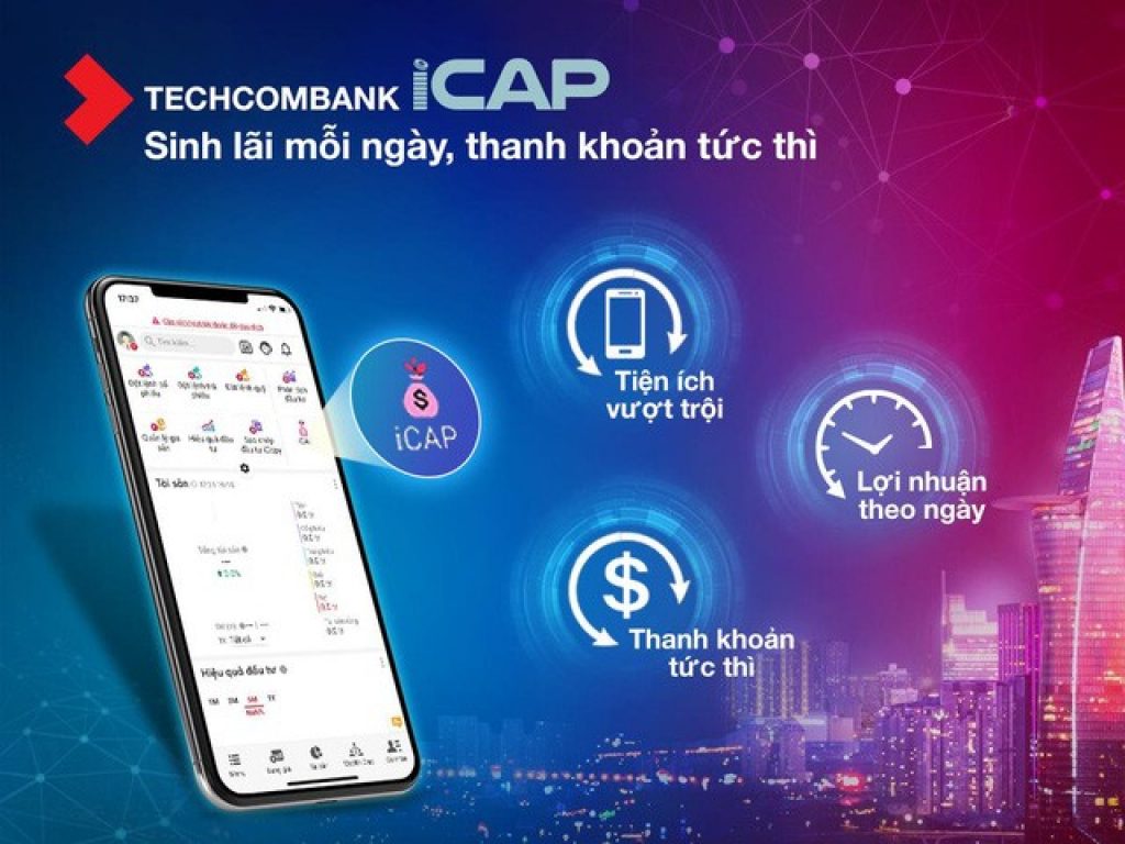 Techcombank iCAP tận dụng sức mạnh của công nghệ hiện đại để tạo ra sự đột phá trong việc cung cấp dịch vụ tài chính. Nguồn: Techcombank